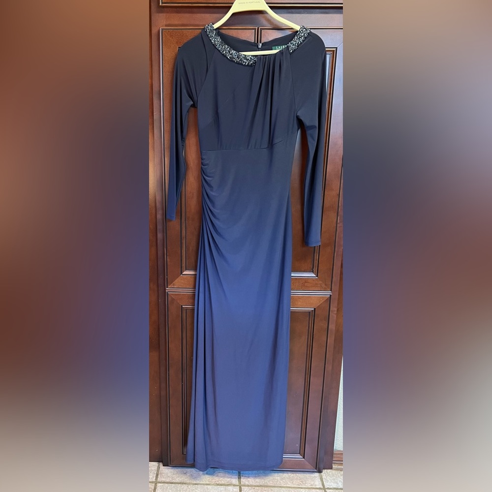 Ralph Lauren Formal Dress with Beading